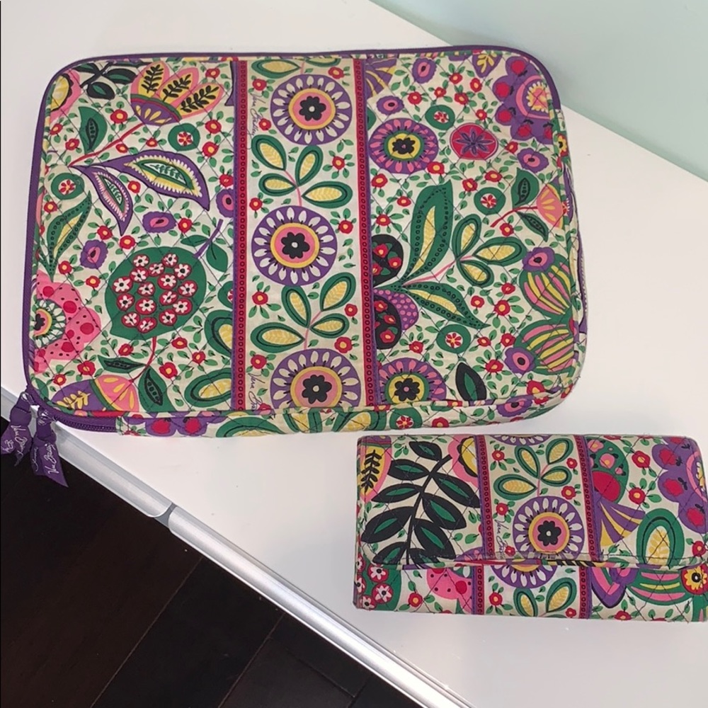 Vera Bradley Wallet and Laptop Case